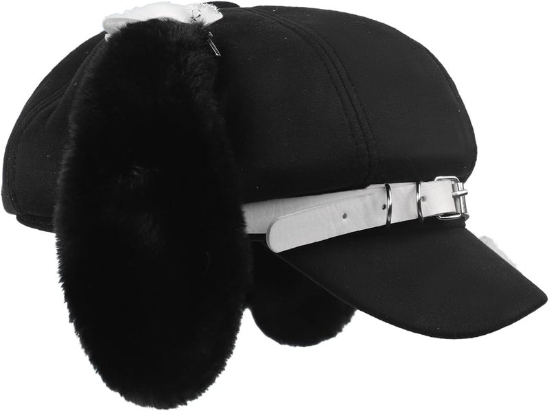 BXT Lovely Women Beret Hat Cap with Long Puppy Ears Artists Painter's Hat for Students Teenage Girls - Image 5